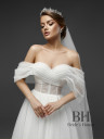 Wedding dress with draping "Sky"