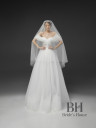 Wedding dress with draping "Sky"