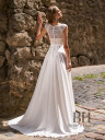 Laconic straight wedding dress "Solly"