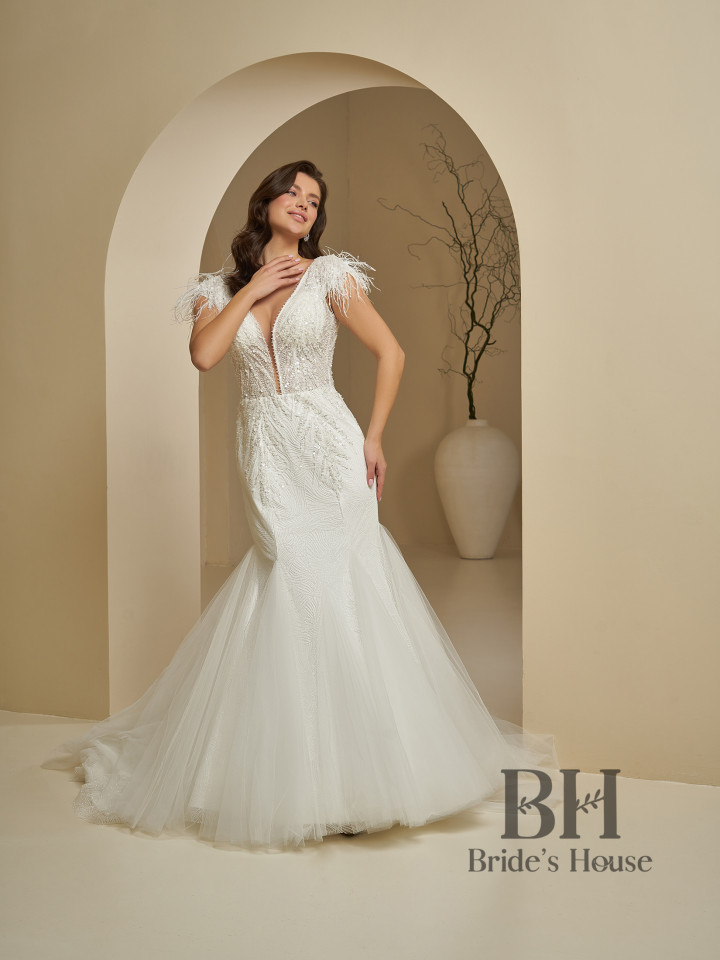 Bright mermaid wedding dress "Suzanne"