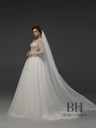 Wedding dress with sleeves "Evelin"