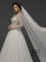 Wedding dress with sleeves "Evelin"