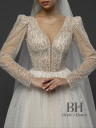 Wedding dress with sleeves "Evelin"
