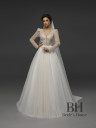 Wedding dress with sleeves "Evelin"