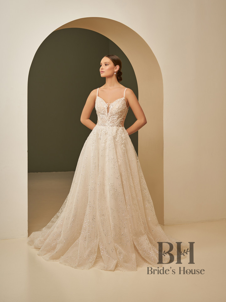 Dress with transparent inserts "Dolce"