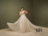Wedding dress with deep neckline "Florence"
