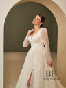 Dress with corset and long sleeves "Ksenia"