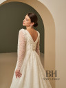Dress with corset and long sleeves "Ksenia"