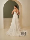 A-line wedding dress with open top "Lita"