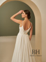 A-line wedding dress with open top "Lita"