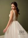 A-line dress with slit on skirt "Marisel"