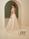A-line wedding dress with slit and train "Milana A"