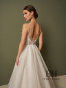 Wedding dress with floral appliqués "Nova"