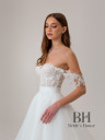 Off the shoulder wedding dress "Bogeniya"
