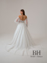 Dress with detachable sleeves "Fiona"
