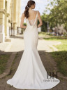 Dress with an open back "Layla"