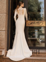 Stylish wedding dress with a bow "Silvia"