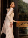 Stylish wedding dress with a bow "Silvia"