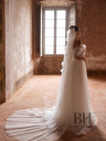 Wedding dress decorated with flowers "Anika"