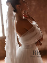 Wedding dress decorated with flowers "Anika"
