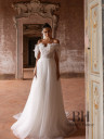 Wedding dress decorated with flowers "Anika"