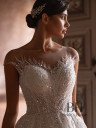 Modern wedding dress with train “Belissa”