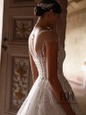Modern wedding dress with train “Belissa”
