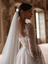 Wedding dress with a translucent corset “Keri”