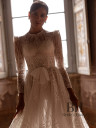 Chantilly wedding dress with long sleeves “Lara”