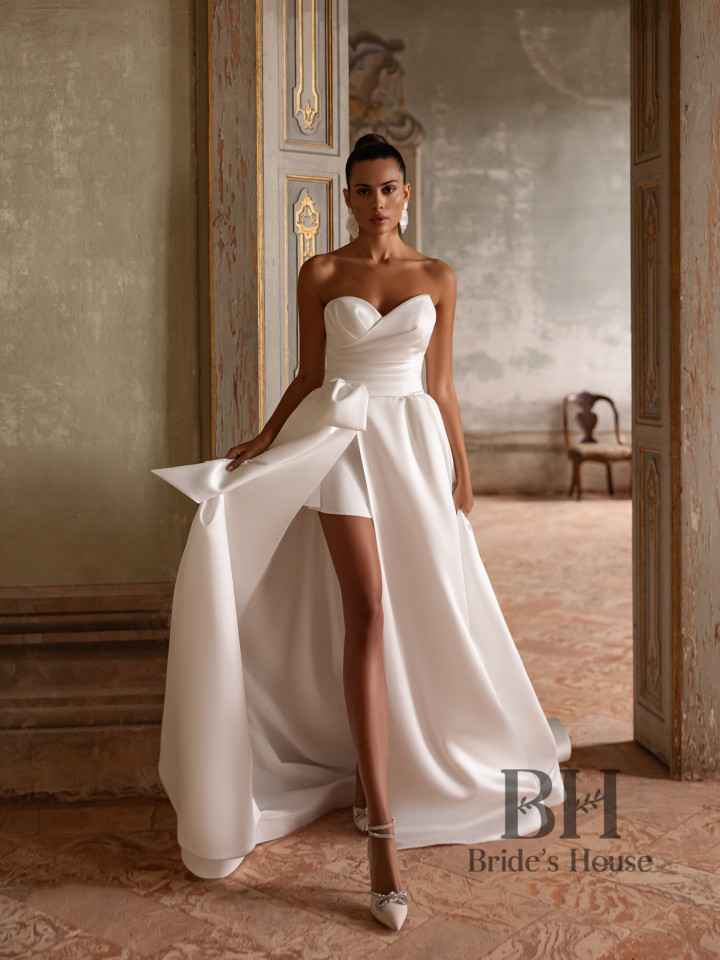 Mikado wedding dress “Milano”