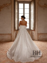 Lush wedding dress with train “Mirella”