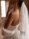 Lush wedding dress with train “Mirella”