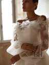 Wedding dress with detachable bolero “Prado”