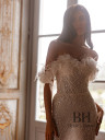 Wedding dress with a translucent skirt “Raquel”