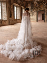 Wedding dress with detachable cape “Sicilia”